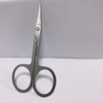 Ultra-Thin Stainless Steel Angle Cutting Scissors, Precise Curved Nail Tool, Unscented, For Perfect Nail Care - Image 3