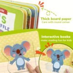 Koala'S Sneeze And Sniffle, A Preschool Habit-Building Interactive Book, Cultivates Good Hygiene Habits, Independent Operation Skills, Fun Mechanical Design For Hands-On Ability Training, Gift, Travel Activities For Kids, Airplane Travel Activities For Kids, Christmas & Birthday Present - Image 4