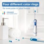 4/8/16Pcs Electric Toothbrush Replacement Heads - Soft Bristle Replacement Brush Heads For Oral B, Ergonomic Design, Gentle On Sensitive Gums, Compatible With Electric Toothbrushes (White, Blue, Red, Green), Oral Hygiene Tools, Sleek Brush Heads, Highquality Brushes - Image 9