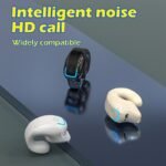 Wireless Earbuds With Long Battery Life, Universal Phone Control, Voice Call Noise Reduction - Wireless Earphones For Sports With Button Volume Control, Crystal Microphone, 45Mah Lithium Polymer Battery, Suitable For All Smartphones - Image 10