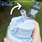 1Pc Disney Klm Cartoon Transparent Sports Water Bottle, Leakproof With Pop-Up Lid, Lightweight Rectangle Design For Fitness, Running, Gym, And Outdoor Activities - Perfect Gift For Birthdays, Mother'S Day, Christmas, Easter, St. Patrick'S Day, Graduation, Gym Hydration Gear | Playful Design | Leakproof Lid - Image 4