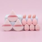 12Pcs All-Purpose Makeup Sponge Set, Consisting Of 3 Loose Powder Puffs, 3 Mini Air Cushion Puffs, 3 Beauty Eggs And 3 Mini Beauty Eggs. Foundation Blending Beauty Sponges, Liquid, Cream And Powder Flawless, Latex-Free Wet And Dry Foundation Makeup Cream, Made Of Ultra-Soft Velvet, Contouring, Eye And Corner Design. Contains Air Cushion Powder Puffs, Latex-Free Blending Sponges And Makeup Puffs. Suitable For All Skin Types. - Image 17