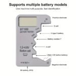 Bt189 Digital Battery Tester Lcd Display Aa/Aaa/9V/1.5V Button Cell Battery Capacity Check Detector Capacitance Diagnostic Tool, Battery Tester Digital, Lithium Battery Capacity Tester, Button Battery Tester, Battery Capacity Indicator, Battery Tester Automotive, Battery Testing Tool, Voltage Measurement Device, Portable Device, Compact Tester, Reliable Tool, Accurate Measurement, Capacitance Checker, Aa Aaa Tester, Diy Enthusiasts, Electronics Hobbyists - Image 4
