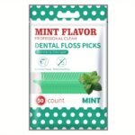 50/150/450/1050Pcs Ultra Thin Mint Disposable Dental Floss Sticks - Portable Dental Floss Sticks Must Carry When Going Out - Safe And Convenient For Traveling And Hygiene - Image 3