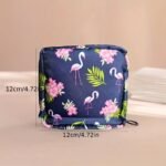 Yadiyadi Cute Bear Sanitary Napkin & Tampon Organizer Bags - Large Capacity Period Storage With Zipper Closure, Floral, Pastel Colors - Compact For School, Travel, Work - Girls, Women, Teens - Eco-Friendlyreusable Hygiene Bag, Sanitary Napkin Storage Bag, Travel Menstrual Bag, Playful Design, Durable Fabric - Image 13