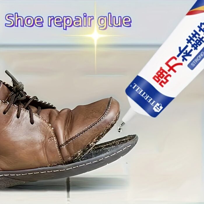 60Ml Strong Hold Shoe Repair Glue For Faux Leather, Sneakers & Sneakers ? High-Temperature Resistant, Non-Toxic, Transparent Finish, Easy To Use, Fast Curing Adhesive, Athletic Shoe Bonding | Clear Finish Glue | Nontoxic Adhesive, Shoe Accessories - Image 1
