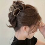 1/4Pcs Elegant Matte Square Hair Clip Set - Versatile Stylish Shark Clip For Women & S For Ponytail & Updo Perfect For Everyday Styling And Makeup - Image 8