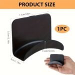 1/3Pcs Home Installation Headphone Hook - Adhesive Game Headphone Hook Desktop Stand, Suitable For Most Headphones And Controllers Bag Wall Hanging Wall-Free Drill Clothes Hat Rack Hook Wall Entrance After Hanging Scarf Tie Hanging Rack Auxiliary Hook, Practical Hook, Utility Hooks - Image 4