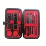 10Pcs Black Nail Clippers Kit, Ultra Sharp Sturdy Fingernail Cutters, Professional Nail Clippers Pedicure Care Tools, Toenail Clipper Cutters For Men And Women Nail Trimmer - Image 3