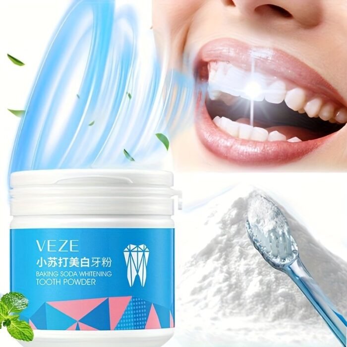 1Pc 50G Baking Soda Teeth Powder, Tooth Deep Cleaning Powder, Breath Freshener, Tooth Cleaning Powder For Daily Life - Image 2