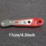 1Pc Red Steel Multi-Function Screwdriver With Ratchet, Elbow Wrench, Right Angle Bender, Cross Head Set - Narrow Space Compatible, Manual Uncharged Tool, No Battery Required - Image 3