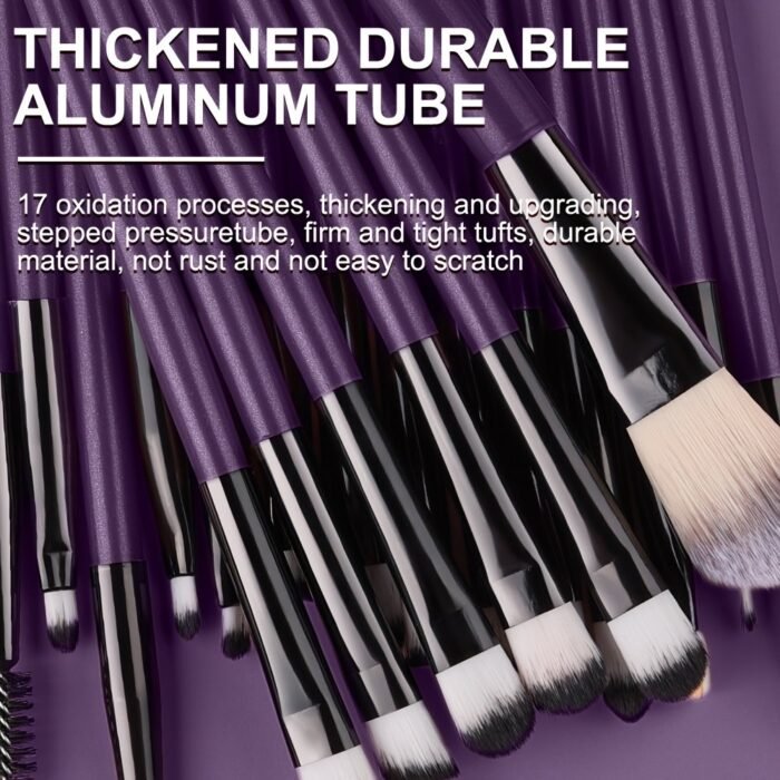 20/34Pcs Makeup Brush Set And 8Pcs Mini Makeup Brush Professional Soft Synthetic Powder Foundation Eyeshadow Makeup Brush Cosmetics Suitable For Beginners - Image 2