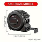 1Pc Oudisi High Precision Digital Tape Measure 3.0Meter/5.0Meter/7.5Meter/10.0Meter - Waterproof Abs Shell & Metal Shaft, Black Golden Heavy-Duty Measuring Tool For Woodworking, Construction, Diy Projects - Image 8