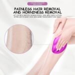 1Pc Crystal Hair Eraser For Men & Women - Painless Exfoliation, Reusable & Waterproof Hair Removal Tool In Blue/Pink/Golden-Beige For Smooth Back, Arms, Legs, Hair Remover - Image 11
