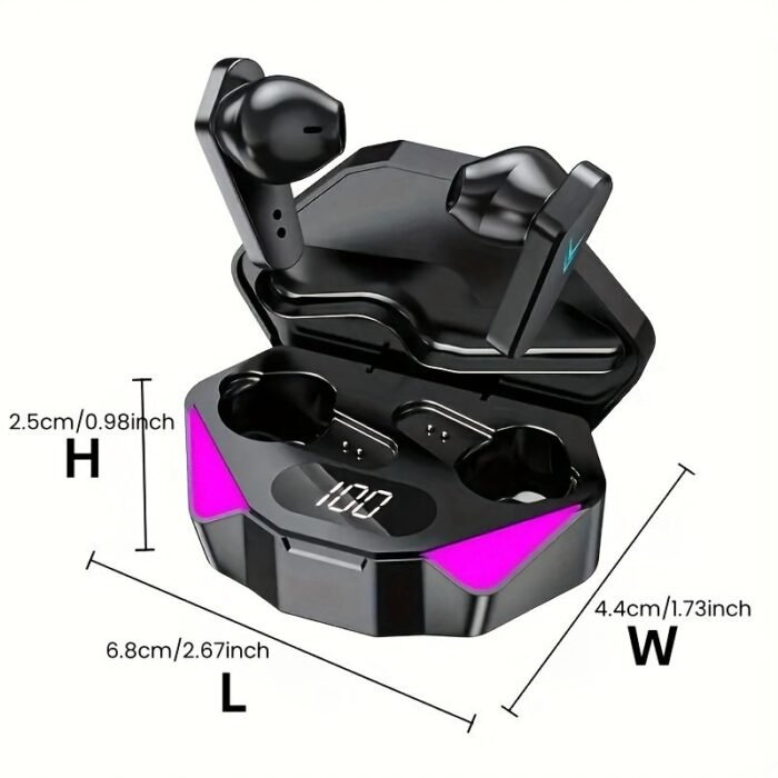 New Hot-Selling Cool Wireless Earbuds For Gaming And Music Listening With Ultra-Low Latency, Earbud Wireless, Gaming Headphones, In Ear Wireless Earbuds, Earphones Wireless, Wireless Audio, Mobile Gaming, Lightweight Earphones, Sleek Design, Touch Control, Highquality Sound, Inear Headphones, Tech Enthusiasts, Music Lovers - Image 2