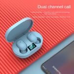 Fhrm Wireless In-Ear Headphones With Led Power Display - Long-Lasting Battery, Usb-C Charging, Soundproof Design For Sports, Commuting & Casual Wear - Sleek Black, White, Blue, Pink Options, Active Lifestyle Audio, Modern Headphone Design, Durable Plastic Casing - Image 4