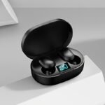 Fhrm Wireless In-Ear Headphones With Led Power Display - Long-Lasting Battery, Usb-C Charging, Soundproof Design For Sports, Commuting & Casual Wear - Sleek Black, White, Blue, Pink Options, Active Lifestyle Audio, Modern Headphone Design, Durable Plastic Casing - Image 3