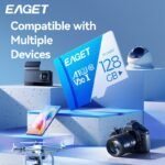 Eaget Mimi Sd Card 256Gb/128Gb Memory Card, Blue & White Mini Memory Sd Card 64Gb/32Gb Class 10 High Speed Flash Memory Card, Storage Memory Tf Sd Card Gift For Birthday/Easter/Boy/Girlfriend - Image 12