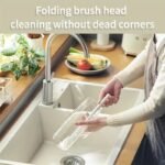 Bottle Brush, Bottle Cleaning Brush With Long Handle, Suitable For Cleaning Narrow-Mouth Containers, Vacuum Sports Bottles, Tumblers, Flasks And Glassware - Image 6