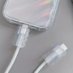 5Pcs Wave Cable Protector Set, Tpu Cable Saver Sleeve, Cord Protection Accessories, With No Battery, For Mobile Phones, Data Line Protection Kit - Image 8