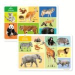 1 Box Of 12 English Enlightenment Reading Materials For Children And Toddlers, Recognizing Animals, Colorful Pictures, Large Cards, Sensory Cards, Stimulating Brain And Memory Development - Image 8