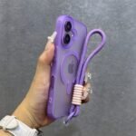 1Pc Mobile Phone Case High Quality Translucent Frosted Magnetic Case For Apple Mobile Phone Iphone16/15/14/13/12/11 - Image 7