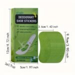 20Pcs Shoe Stickers - Sweat-Absorbent & Odor Universal Fit For All Shoe Types, Material: Other, Commercial Cleaning, For Home Use / All Shoe Models / Everyone, Shoe Care Essentials - Image 2