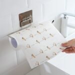 1Pc Paper Towel Holder, Wall-Mounted Stainless Steel Paper Towel Storage Rack, Household Perforation-Free Paper Towel Rack, For Living Room, Bathroom And Kitchen, Home Organizers And Storage, Home Accessories - Image 7