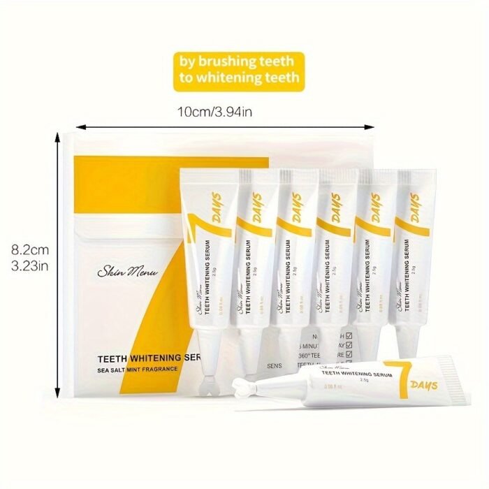 7Pcs Soyraie Hymeys Teeth Whitening Serum - Brush-On Formula For Daily Oral Care, Enhances Tooth Brightness, No Power Needed, Papaya-Free - Image 5