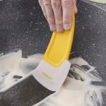 1Pc Durable Silicone Kitchen Scraper - Non-Stick, Easy To Clean, Oil-Proof Cooking Spatula For Baking, Grilling, And Frying - No Battery Needed, Durable Plastic Material - Image 7