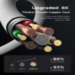 240W Super Fast Charging, Support Pd, High-Speed Data Transmission, Type C To Type C Interface Data Cable, Suitable For, For Iphone 15, For Macbook/Ipad/Xiaomi And Other Devices - Image 4