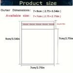 Self-Adhesive Cellophane Bag, Transparent Opp Plastic Packaging, Sealed, Jewelry Gift, Sweets - Image 9