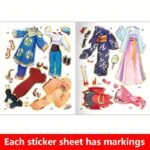Adorable Princess Sticker Book For Kids ? Combine Outfits & Styles, Imaginative Dress-Up Game, Enjoyable School Project & Family Present For Girls, Perfect For Birthdays & Christmas, Chinese Version - Image 4