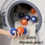 3/5/6Pcs Pet Hair Removal Laundry Balls - Time & Energy-Saving, Wrinkle Reduction, No Electricity Needed, Durable Polycarbonate, Ideal For Delicates & Heavy Duty Washes, Laundry Room Accessories, Playful Design, Smooth Texture - Image 7
