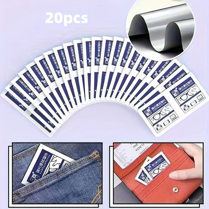 20/100Pcs Lens And Lens Cleaning Wipes, Metal Jewelry Wipes, Anti-Fog Glasses Wipes, Mobile Screen And Glasses Cloth Wipes - Image 11