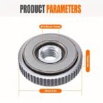 M14 Angle Grinder Quick-Release Lock Plate - Self-Locking, Easy Clamp & Release Nut For Secure Chuck Attachment, Durable #45 Steel Industrial Hardware Accessory - Image 3
