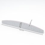 100/180 Density Frosted Nail File And Buffer Professional Double-Sided Emery Plate Acrylic Nail Repair Tool - Image 4