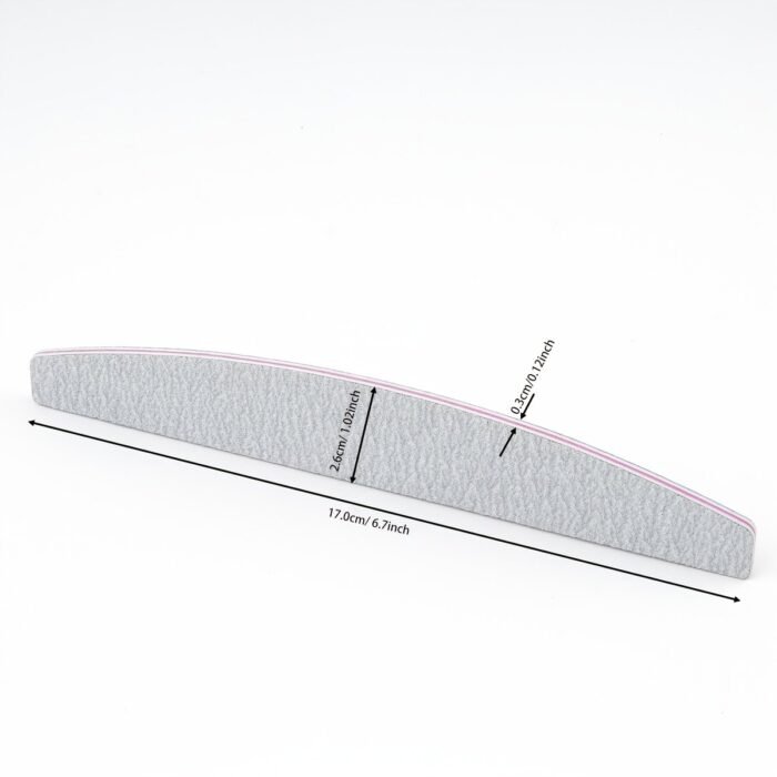 100/180 Density Frosted Nail File And Buffer Professional Double-Sided Emery Plate Acrylic Nail Repair Tool - Image 4