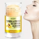 40G Turmeric Vitamin C Neck Cream Stick, Moisturizing Care, The Appearance Of Fine Lines, Wrinkles, Neck Wrinkles, Leave Light Beige Looking Healthy, Smooth, And With A Youthful Glow, Make Light Beige Younger-Looking, Skincare, Face Cream - Image 9