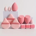 12Pcs All-Purpose Makeup Sponge Set, Consisting Of 3 Loose Powder Puffs, 3 Mini Air Cushion Puffs, 3 Makeup Sponges And 3 Mini Makeup Sponges. Foundation Blending Beauty Sponge, Liquid, Cream And Powder Flawless, Latex-Free Wet And Dry Dual-Use Foundation Makeup Cream, Made Of Ultra-Soft Velvet, Contouring, Eye And Corner Design. Suitable For All Skin Types. - Image 9