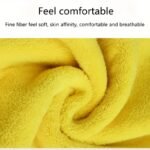 Super Absorbent Microfiber Car Wash Towel - Extra Large, Thick Plush Detailing Cloth With Yellow Accents, Ideal For Vehicle Care & Home Cleaning, Vehicle Detailing Cloth | Plush Microfiber Towel | Absorbent Fabric - Image 7