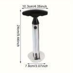 1Pc Stainless Steel Pineapple Corer And Slicer, Easy To Use Kitchen Tool For Effortless Pineapple Core Removal And Slicing - Image 4