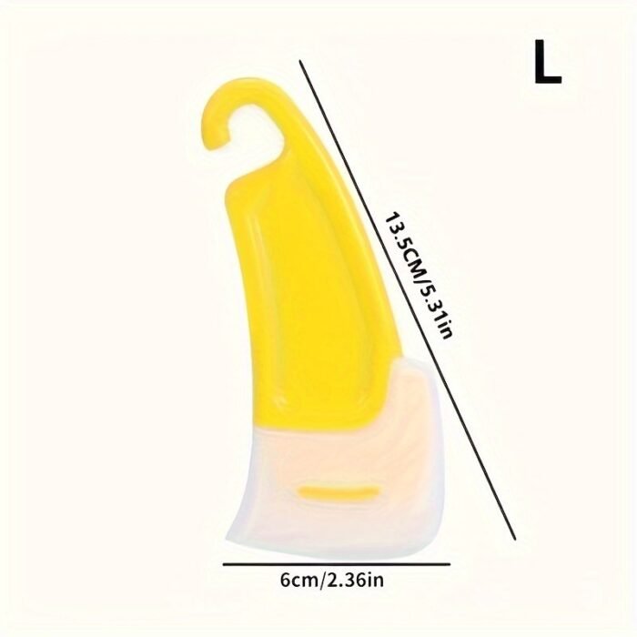 1Pc Durable Silicone Kitchen Scraper - Non-Stick, Easy To Clean, Oil-Proof Cooking Spatula For Baking, Grilling, And Frying - No Battery Needed, Durable Plastic Material - Image 4