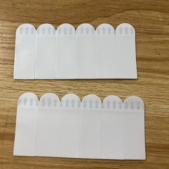 12Pcs Of Hanging Strips Without Drilling, Double-Sided Adhesive Wall Installation Tape, Suitable For Picture Frames - Damage-Free, Waterproof, Easy To Install And Remove, Perfect Home Decoration - Image 5