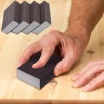 4Pcs Diamond Sanding Block Set - Coarse To Ultra Fine Grit, Wet/Dry Dual-Use, Washable & Reusable, For Woodworking, Furniture Polishing, Metal Rust Removal - High-Density Emery Sponge Pads, Woodworking Tools