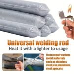 6Pcs Easy-Melt Low Temperature Welding Rods For Water Tanks & Pipes - Versatile, Quick-Fuse Powder Core Sticks For Stainless Steel, Copper, Iron, Aluminu - Image 7