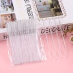 10Pcs/Pack Multicolor Eyelash Brush & Eyebrow Brush Set With Spoolies, Spiral Brushes, Crystal Handles For Eyelash Extension, Makeup - Image 3