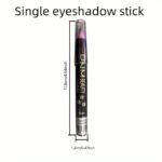 16-Color Matte & Shimmer Eyeshadow Stick - Long-Lasting, Waterproof, Blendable, Smudge-Proof For Precise Eye Makeup - Perfect For Dates, Parties & Birthdays - Sophisticated Look With Metallic Shades, Birthday Makeup | Rotating Mechanism | Smudgeproof Makeup - Image 6