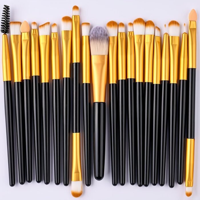 20/34Pcs Makeup Brush Set And 8Pcs Mini Makeup Brush Professional Soft Synthetic Powder Foundation Eyeshadow Makeup Brush Cosmetics Suitable For Beginners - Image 19