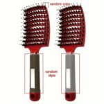 1Pc Of A Magical Scalp Massaging Hairbrush Designed For Women - A Professional Tool For Detangling Wet Curly Hair - A Hairdressing Accessory. - Image 9